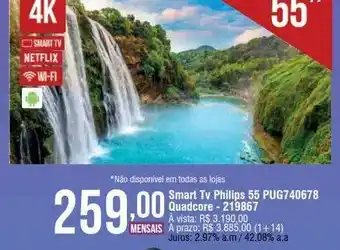 Berlanda Smart tv philips 55 pug740678 quadcore - 219867 oferta