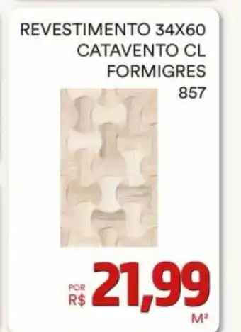 Conibase Revestimento 34x60 catavento cl formigres oferta