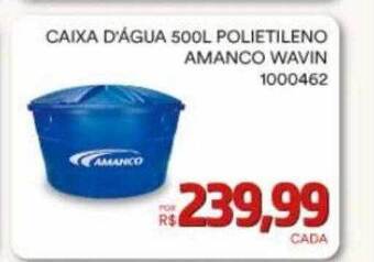 Conibase Caixa d'água 500l polietileno amanco wavin oferta