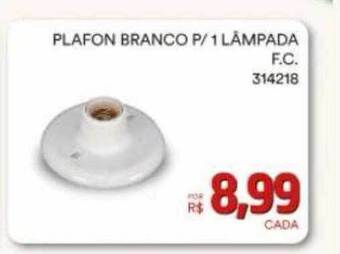 Conibase Plafon branco p 1 lâmpada oferta