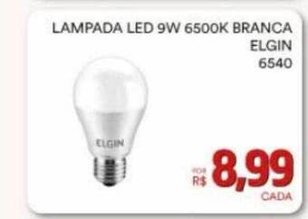 Conibase Lampada led 9w 6500k branca elgin oferta
