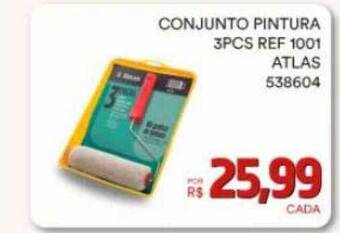 Conibase Conjunto pintura 3pcs ref 1001 atlas oferta