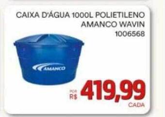Conibase Caixa d'água 1000l polietileno amanco wavin oferta