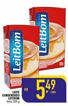 Mercantil Rodrigues Leite condensado leitbom 395g oferta