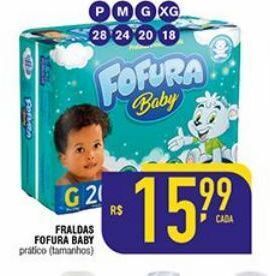 Mercantil Rodrigues Fraldas fofura baby oferta
