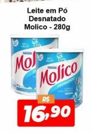 Supermercado Pastorinho Leite em pó desnatado molico oferta