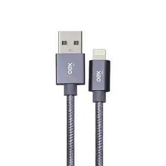 Pão de Açúcar Cabo lightning em nylon trançado oex ce100 - 1m - cinza oferta