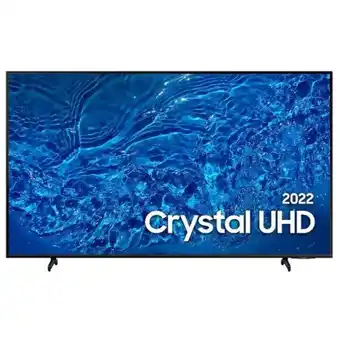 Carrefour Smart tv led 65" samsung crystal uhd 4k 65bu8000 hdmi wifi usb sistema tizen smartthings bixby - preta oferta