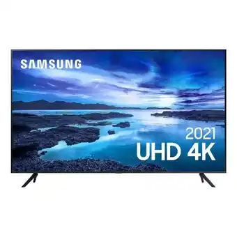 Carrefour Smart tv crystal 4k 50” samsung un50au7700gxzd wi-fi bluetooth hdr 3 hdmi 1 usb oferta