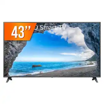 Carrefour Smart tv led 43" ultra hd 4k lg 43uq751c0sf.bwz thinq ai 3 hdmi 1 usb wi-fi bluetooth oferta
