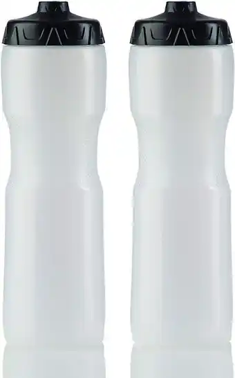 Carrefour Sports squeeze garrafa de água com válvula de mão única - dois pacotes - conjunto de 2 garrafas de água à prova de vazamento oferta