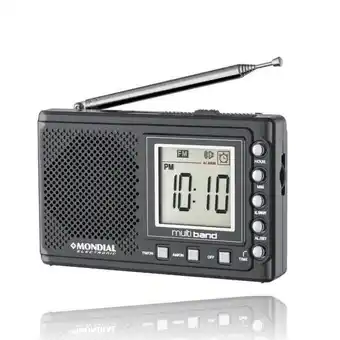 Rádio portátil mondial rp-04 10 faixas