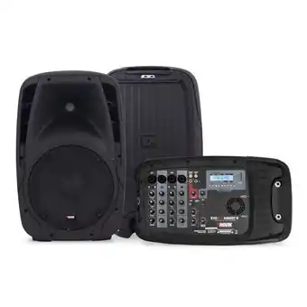 Sistema de som novik evo 410 handy ii 300w rms preto bivolt