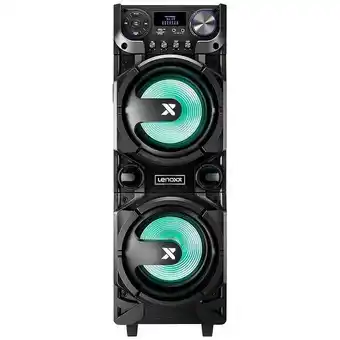 Torre de som lenoxx ca6000 com bluetooth, entradas usb e micro sd, rádio fm, função karaokê - 1500w