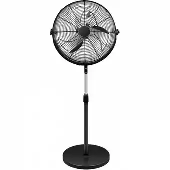 Simple deluxe ventilador de piso com 3 velocidades 110v preto