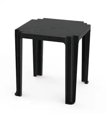 Mesa ocean de plástico preta new plastic 813