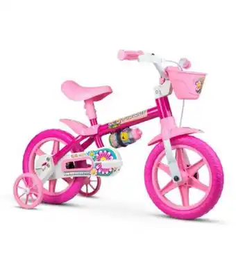 Freitas Varejo Bicicleta infantil aro 12 flower nathor 100010160038 oferta