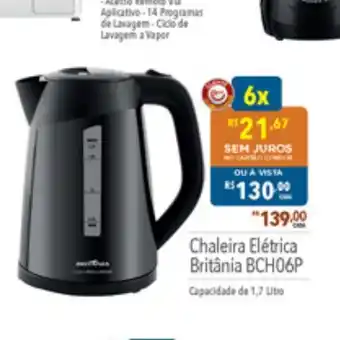Supermercados Condor Chaleira elétrica oferta