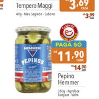 Supermercados Condor Pepino hemmer oferta