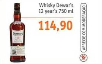 Whisky dewar's 12 year's