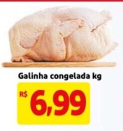 Mercado Extra Galinha congelada 1kg oferta
