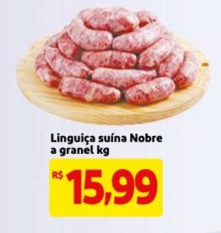 Mercado Extra Linguica suina Nobre a granel 1kg oferta