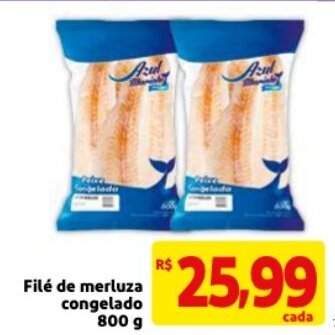 Mercado Extra File de Merluza congelado 800g oferta