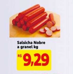Mercado Extra Salsicha Nobre a granel 1kg oferta