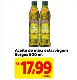 Mercado Extra Azeite de Oliva Extra Virgem Borges 500ml oferta