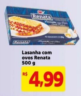 Lasanha com Ovos Renata 500g