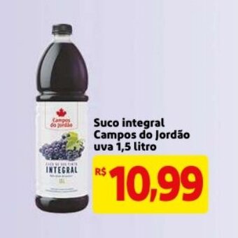 Mercado Extra Suco Integral Campos do Jordao uva 1.5L oferta