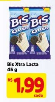 Mercado Extra Bis Xtra Lacta 45g oferta