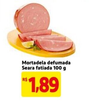 Mercado Extra Mortadela defumada Seara fatiada 100g oferta