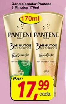 Supermercados Guanabara Condicionador Pantene 3 Minutos 170ml oferta