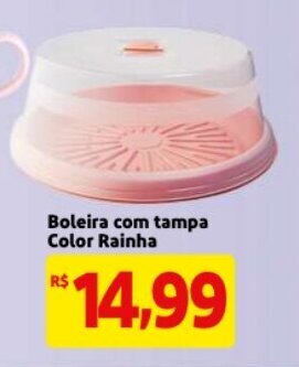 Mercado Extra Boleira com tampa Color Rainha oferta