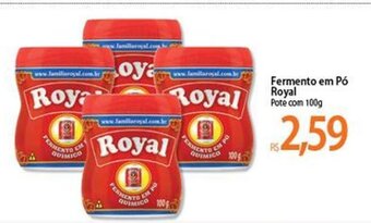 Atacadão Fermento em po Royal 100g oferta