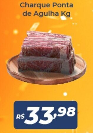 Atakarejo Charque Ponta de Agulha 1kg oferta