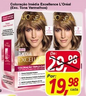 Supermercados Guanabara Coloracao Imedia Excellence L'Oreal oferta