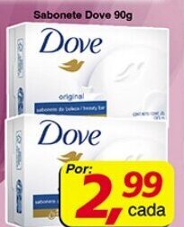 Supermercados Guanabara Sabonete Dove 90g oferta