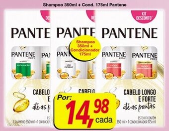 Supermercados Guanabara Shampoo 350ml + Cond. 175ml Pantene oferta
