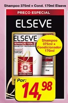 Supermercados Guanabara Shampoo 375ml + Cond. 170ml Elseve oferta