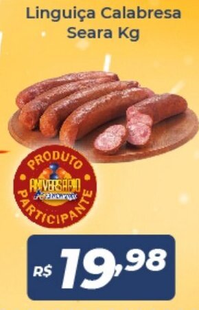 Atakarejo Linguica Calabresa Seara 1kg oferta