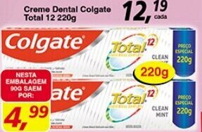 Supermercados Guanabara Creme Dental Colgate Total 12 90g oferta