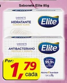 Supermercados Guanabara Sabonete Elite 85g oferta