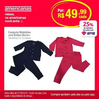 Conjunto Moletinho Com Botôes Basic+