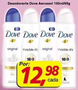Supermercados Guanabara Desodorante Dove Aerosol 150ml/89g oferta