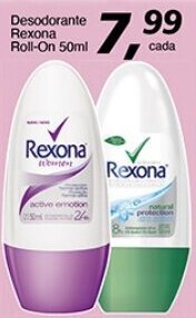 Supermercados Guanabara Desodorante Rexona Roll on 50ml oferta