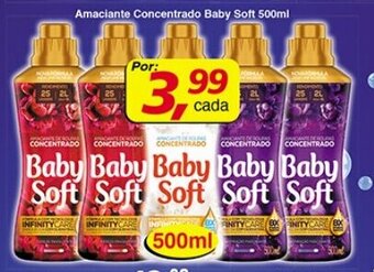 Supermercados Guanabara Amaciante Concentrado Baby Soft 500ml oferta