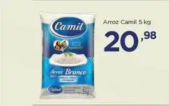 Apoio Mineiro Arroz Camil 5kg oferta