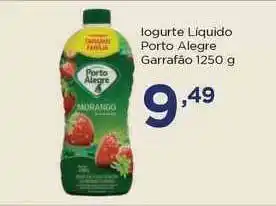 Apoio Mineiro Iogurte Líquido Porto Alegre Garrafão 1250g oferta